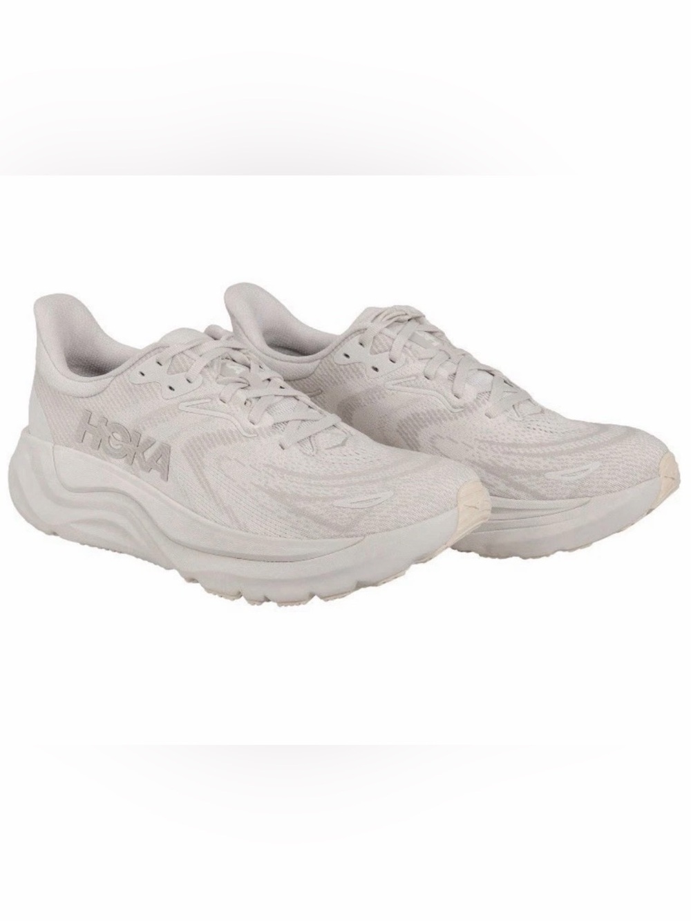 HOKA Men’s Arahi 8 Athletic Running Shoes   Grout/Putty Size 9D New